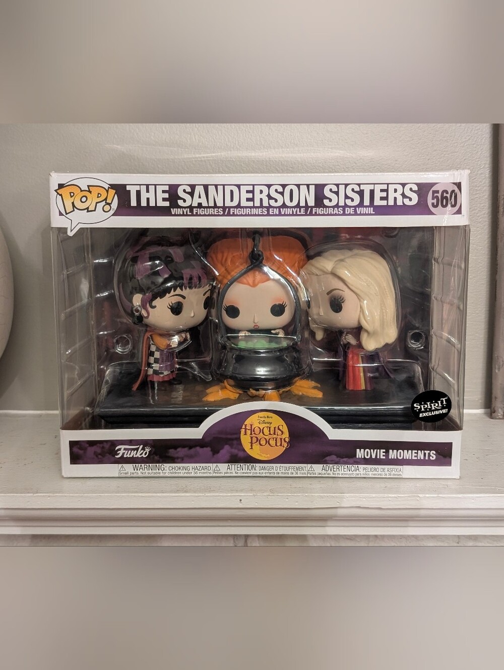 Hocus Pocus The Sanderson Sisters With Cauldron Movie Moments Funko Pop